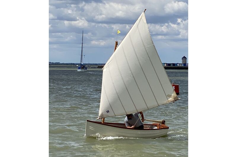 Jade-10-on-water-3 Classic Sailing Dinghy Jade-10