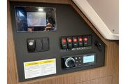 Jeanneau NC 37 twin diesel cruiser - audio controls and switch panel Jeanneau NC 37
