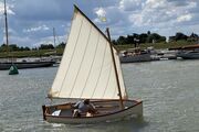 Jade-10-on-water Classic Sailing Dinghy Jade-10