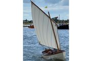 Jade-10-on-water- Classic Sailing Dinghy Jade-10