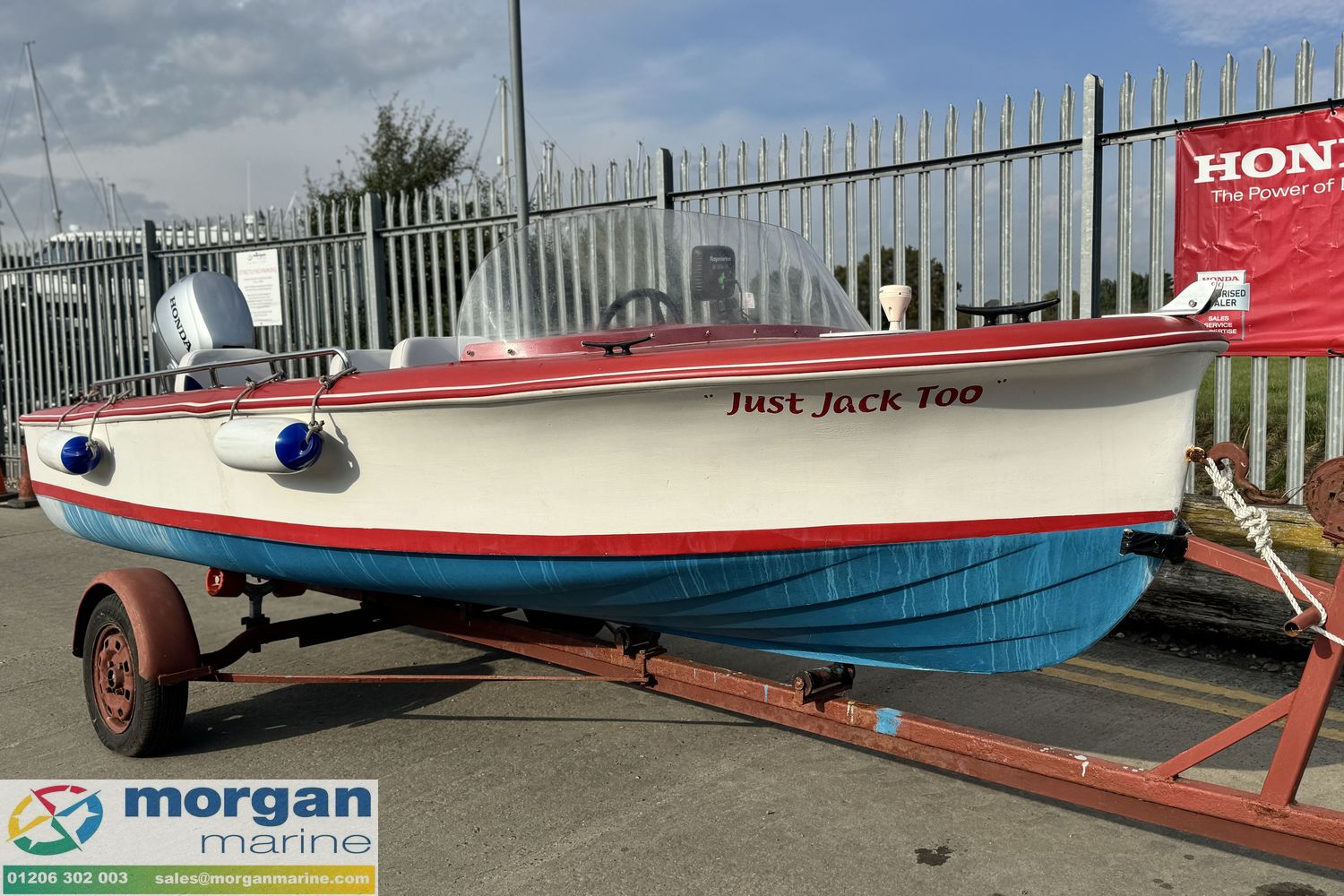 Classic mid-1970s River launch for sale