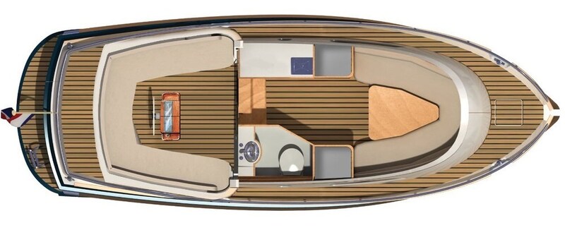 Layout Interboat Intercruiser 28 Cabrio