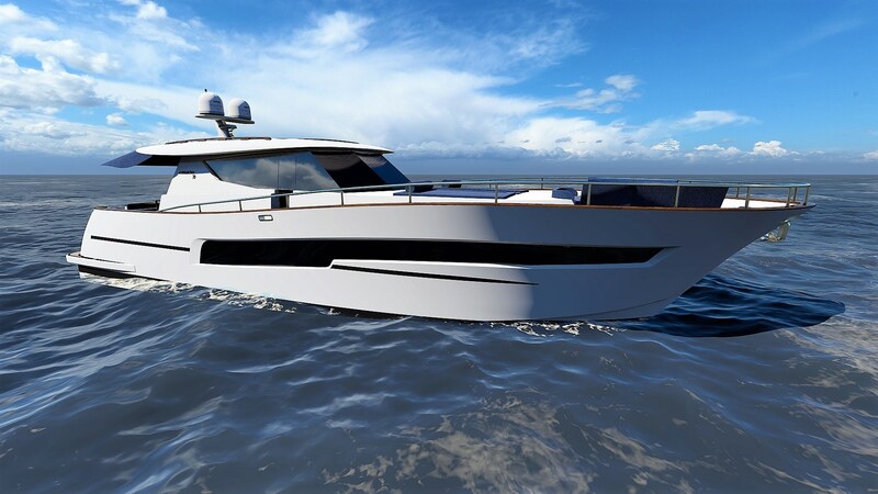 Copy of Front profile Monachus Yachts Monachus 70