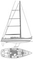 Layout Dehler Dehler 36 Match Race