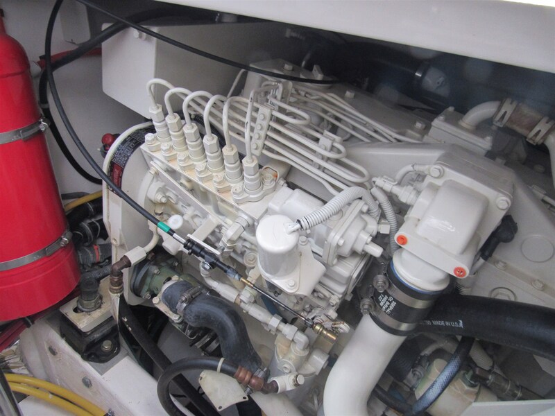Tiara 3800 Open engine room Tiara Yachts 3800 Open