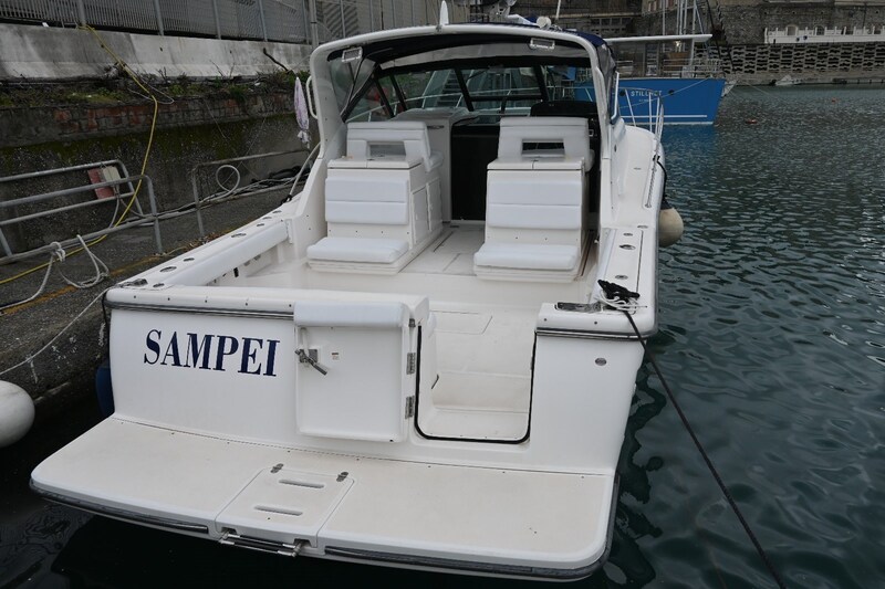 Tiara 3500 Open Sampei stern view Tiara Yachts 3500 Open
