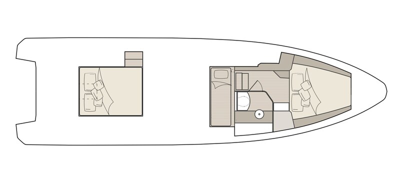 SAXDOR 400 GTC Lower deck Saxdor 400 GTC