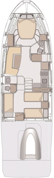 A45 Lowerdeck Azimut Atlantis 45