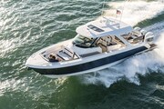 Tiara 38 LS bow profile aerial Tiara Yachts 38 LS