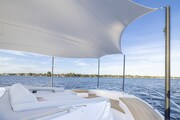 Tiara EX54 bow sunshade Tiara Yachts EX 54