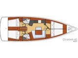 layout Beneteau Oceanis 45