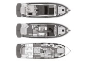 Cranchi 52S used boat - sale - occasion- bellayacht -occasion - motorboat- bateau a moteur - flybridge  (24) Cranchi 52S