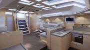 Front Galley, saloon Dufour new flagship - DUFOUR 61