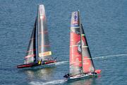 Luna Rossa Prada Pirelli and Emirates Team led New Zealand The excitement continues in the America’s Cup